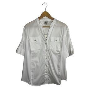Anne Klein Casual Button Down Blouse | NWT